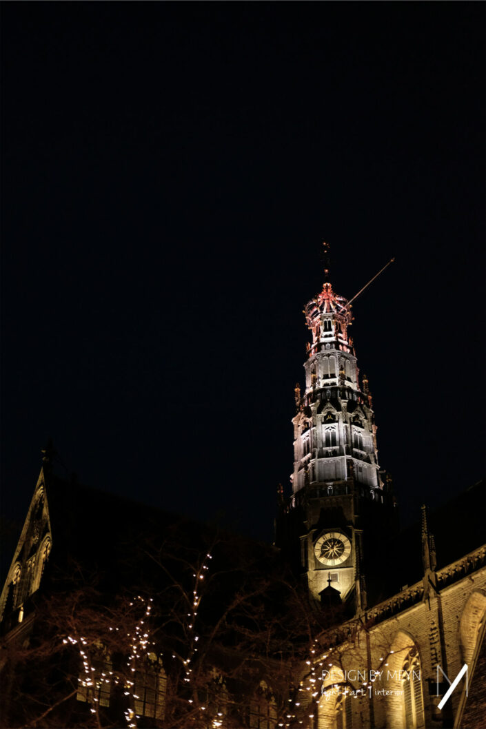 lichtkunstwerk light art Grote Kerk St.-Bavo Haarlem | Mijntje van de Sande